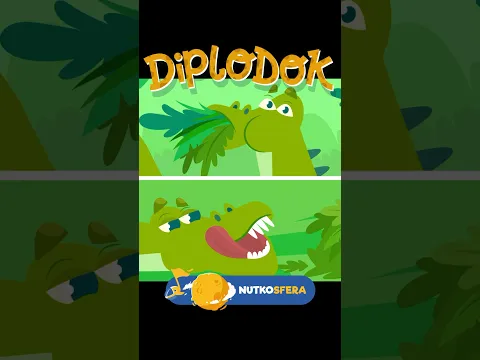 NutkoSfera - DIPLODOK NIESAMOWITY KOLOS CeZik dzieciom #shorts #nutkosfera #piosenkidladzieci #cezik