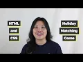 HTML CSS Tutorial Thanksgiving Match Game