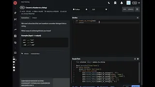 codewars python Convert a Number to a String