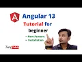 Angular 13 Tutorial New feature of Angular 13 Angular 13 tutorial for beginners Angular tutorial