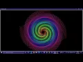 Spiral rainbow in python Using turtle cool shapes in python