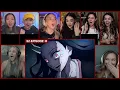 GIRLS REACT Nezuko vs Daki Demon Slayer S2 Ep 13 Girl Reaction Mashup