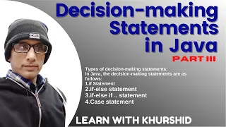 Decision making statement in java java tutorial icse and isc bluej 2021