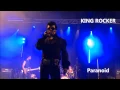 Lagu King Rocker - Paranoid @ GDSF 2016