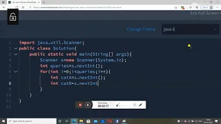 Cats and A Mouse-Hackerrank java programming language hackerrank - data structure