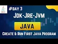 JDK JRE JVM Explained in Tamil Create Run Java Programs on Your System java tutorial Tamil