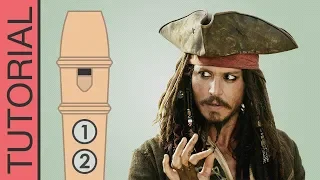 Download Pirates of the Caribbean Theme Song - Recorder Flute Tutorial MP3