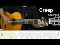 Creep – Radiohead - Fingerstyle Guitar Tutorial + TAB \u0026 Lyrics