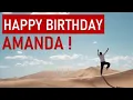 Happy birt ay AMANDA Today is your day