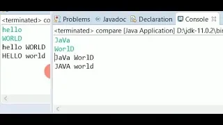 UpperCase LowerCase Conversion Strings in JAVA Subscribe