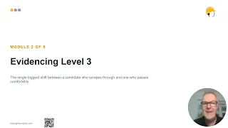 Module 2 Evidencing Level 3