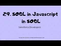 SOQL in Javascript in Visualforce