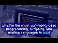 Top Programming scripting and markup languages in 2023
