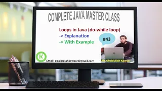 Session43 Loops Do while loop in Java - Pashto