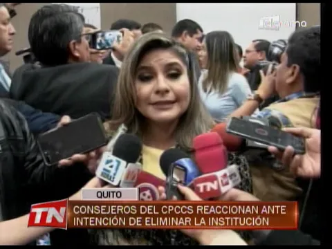 Consejeros del CPCCS reaccionan ante intención de eliminar la institución