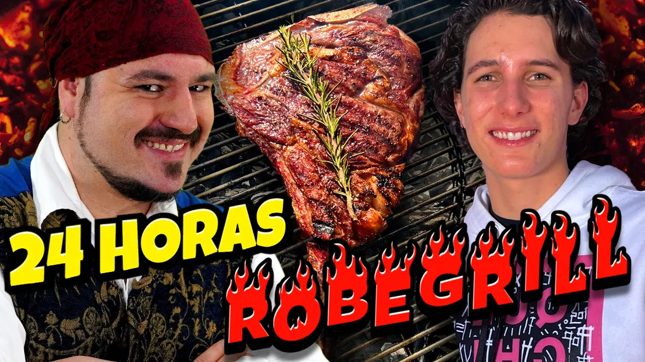 24 horas COCINANDO RECETAS de ROBEGRILL !QUE CHILLE