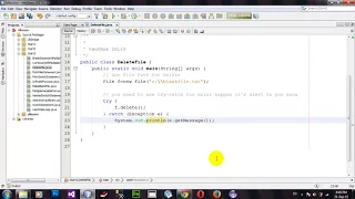 How to Delete file or directory in Java Netbeans