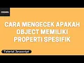 Tutorial Javascript Cara Mengecek Apakah Object Memiliki Properti Spesifik