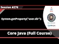 System getProperty user dir - Java