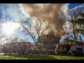 Download Lagu Grote uitslaande brand verwoest monumentaal pand Villa Kakelbont Parkweg Vlaardingen