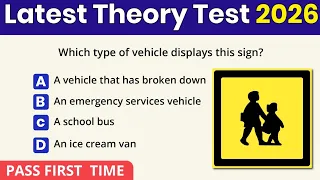Theory Test 2025 UK | Latest Theory Test Question