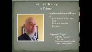 Java Intermediate - For Each Loop Primer