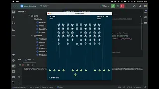Space Invaders Clone Built with Java and Java AWT