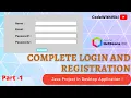 Login And Registration Using Java NetBeans Login Register Desktop Application Part - 1