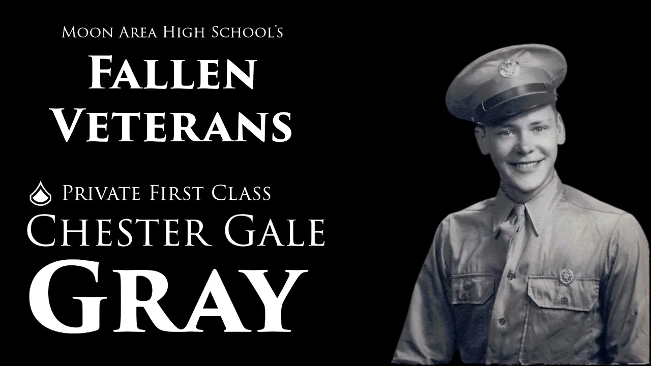 Thumbnail for Moon High School's Fallen Veterans: Private First Class Chester Gale Gray
