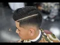 The Perfect Combover Low Fade Hard part tutorial