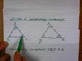 Writing a Congruency Statement