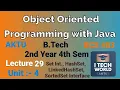 OOPs with Java Unit 4 Lec 29 Set Interface HashSet and Linked SortedSetInterfaceB Tech AKTU 2 Yr