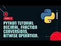 Numbers in Python Data Types - 5 Python Tutorial