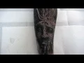 Tree Creature Forearm Tattoo Black and Grey