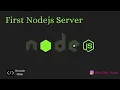 First Node js Server HTTP