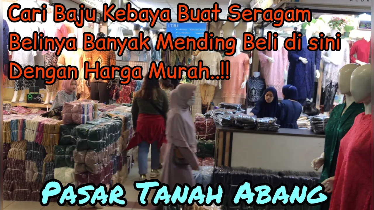 GROSIRAN TAS WANITA DAN ANAK IMPOR PASAR TANAH ABANG BLOK A JAKARTA PUSAT