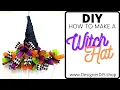 Witch Hat Wreath with mesh and ribbon This tutorial will show you how to make this fantastic hat