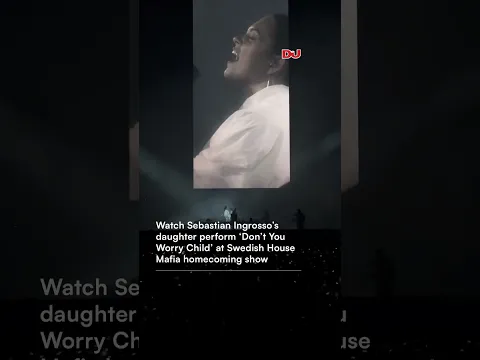 Sebastian Ingrosso’s daughter sings ‘Don’t You Worry Child' 🤯 #live  #swedishhousemafia