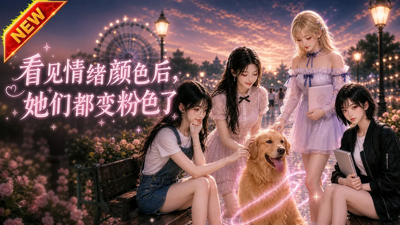 看见情绪颜色后她们都变粉色了