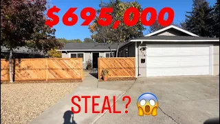 Walking this turn-key home in Napa Valley UNDER 700K Property Tour