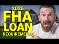 NEW FHA Loan Requirements 2026 - First Time Home Buyer