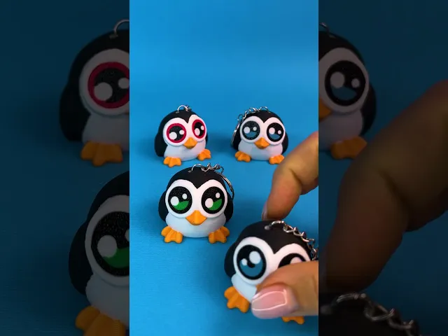 Kawa-Eyes! Penguin (Keychain & Fidget) video thumbnail