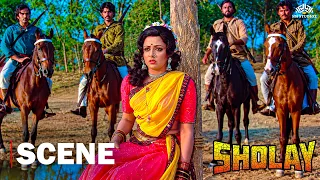 बस्ती, आज तुझे हमसे कोई बचा नहीं पाएगा | Hema Malini | Sholay Movie Scene | NH Prime