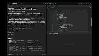 Minimum Absolute Difference Queries