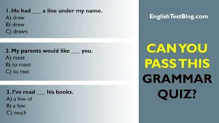 Download Can You Pass This Mixed Grammar Quiz MP3