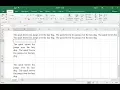 Shortcut key to Wrap Justify Text in MS Excel All Versions