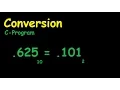 Decimal To Binary Fractions C Program