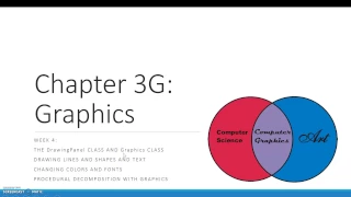 CSC 142 Building Java Programs Ch 3G - Graphics