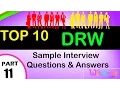 DRW Top most interview questions and answers for tips online