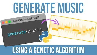 Genetic Algorithm in Python generates Music code included
